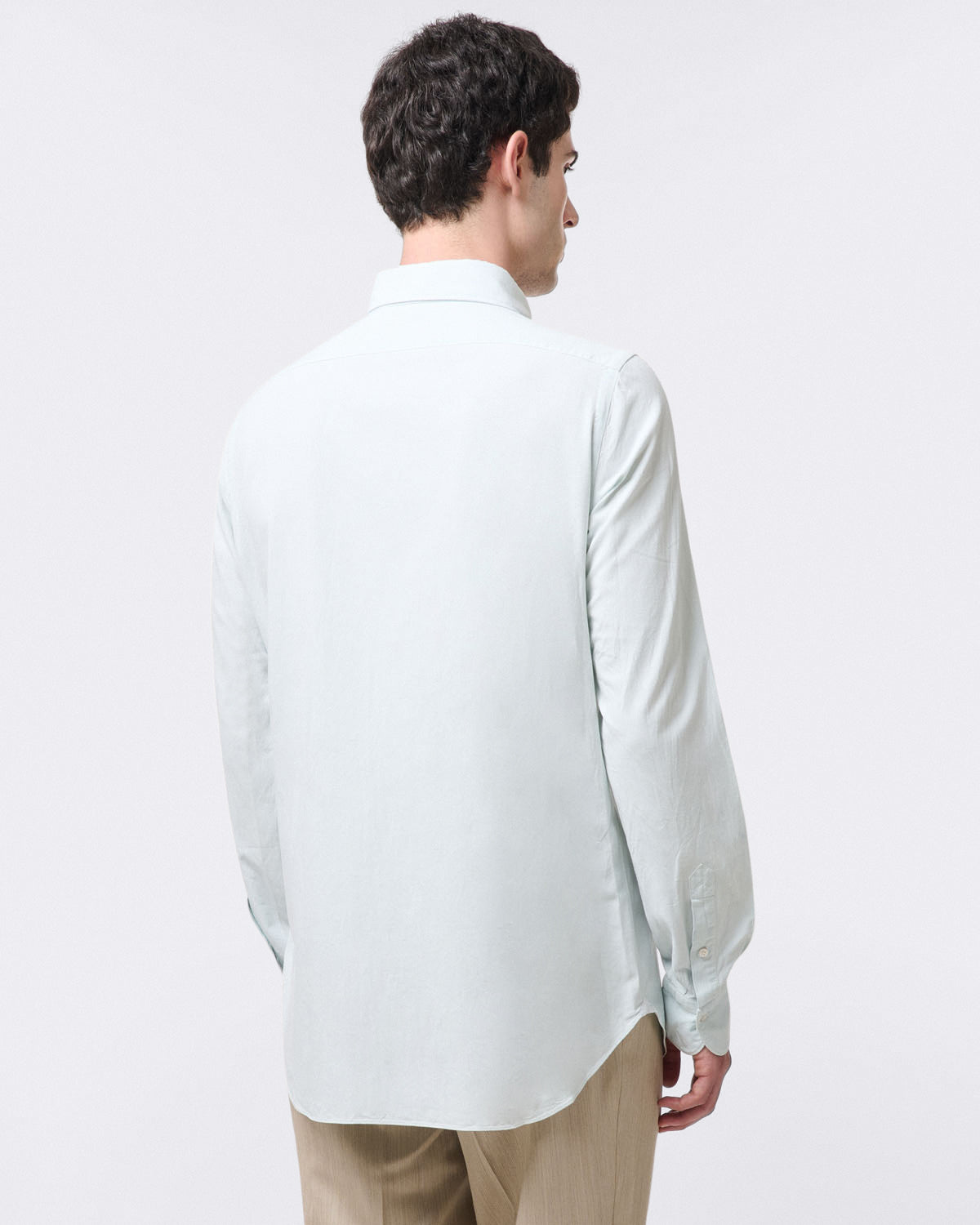 Gaeta denim sports shirt with button down collar