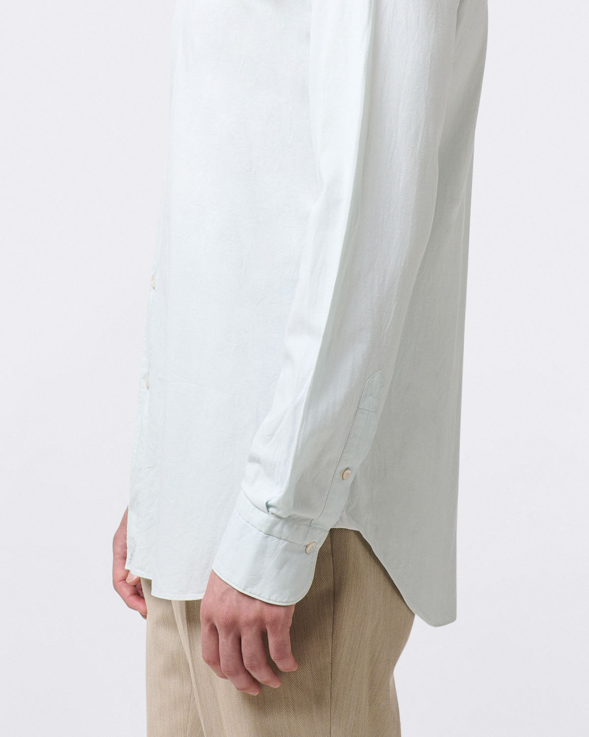Gaeta denim sports shirt with button down collar