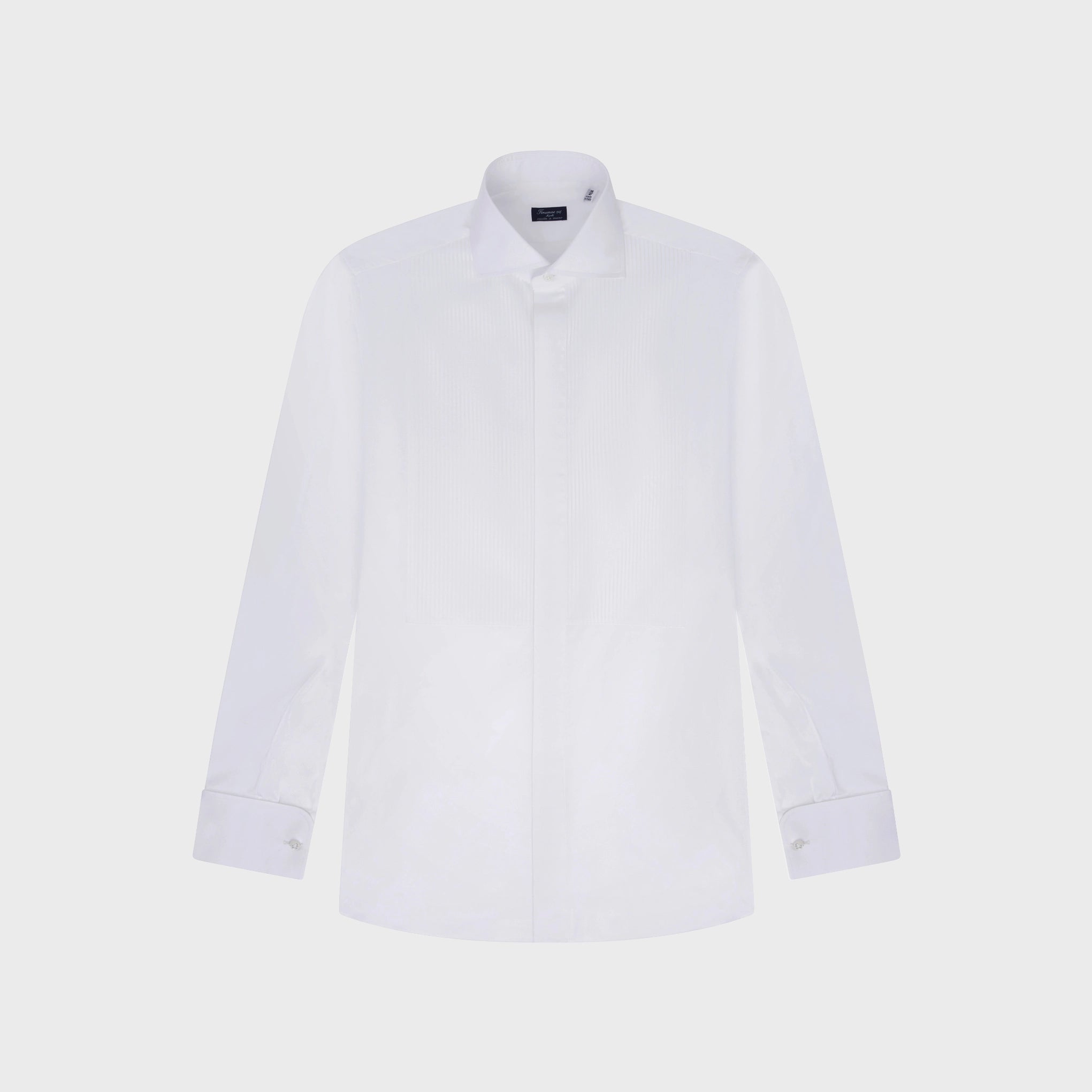 Napoli Classic Tuxedo shirt with cufflink and striped bib