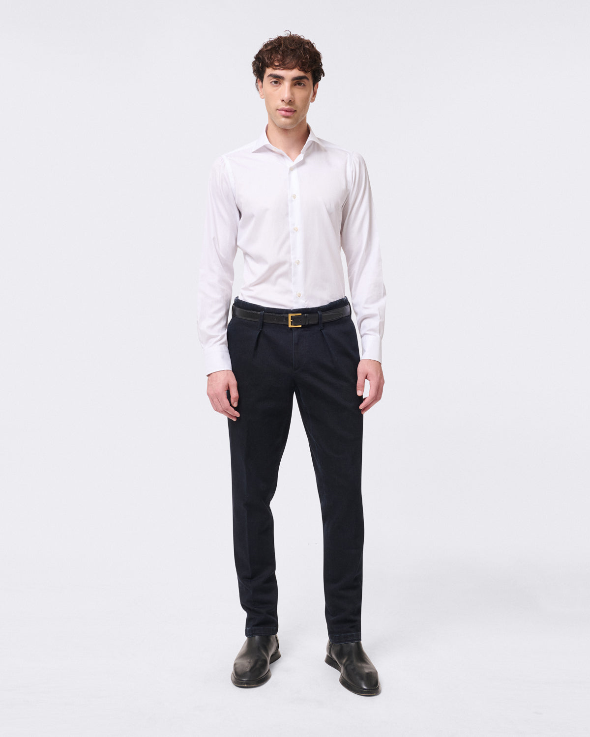 Napoli 170 a 2 classic regular fit shirt Giza 45 cotton twill