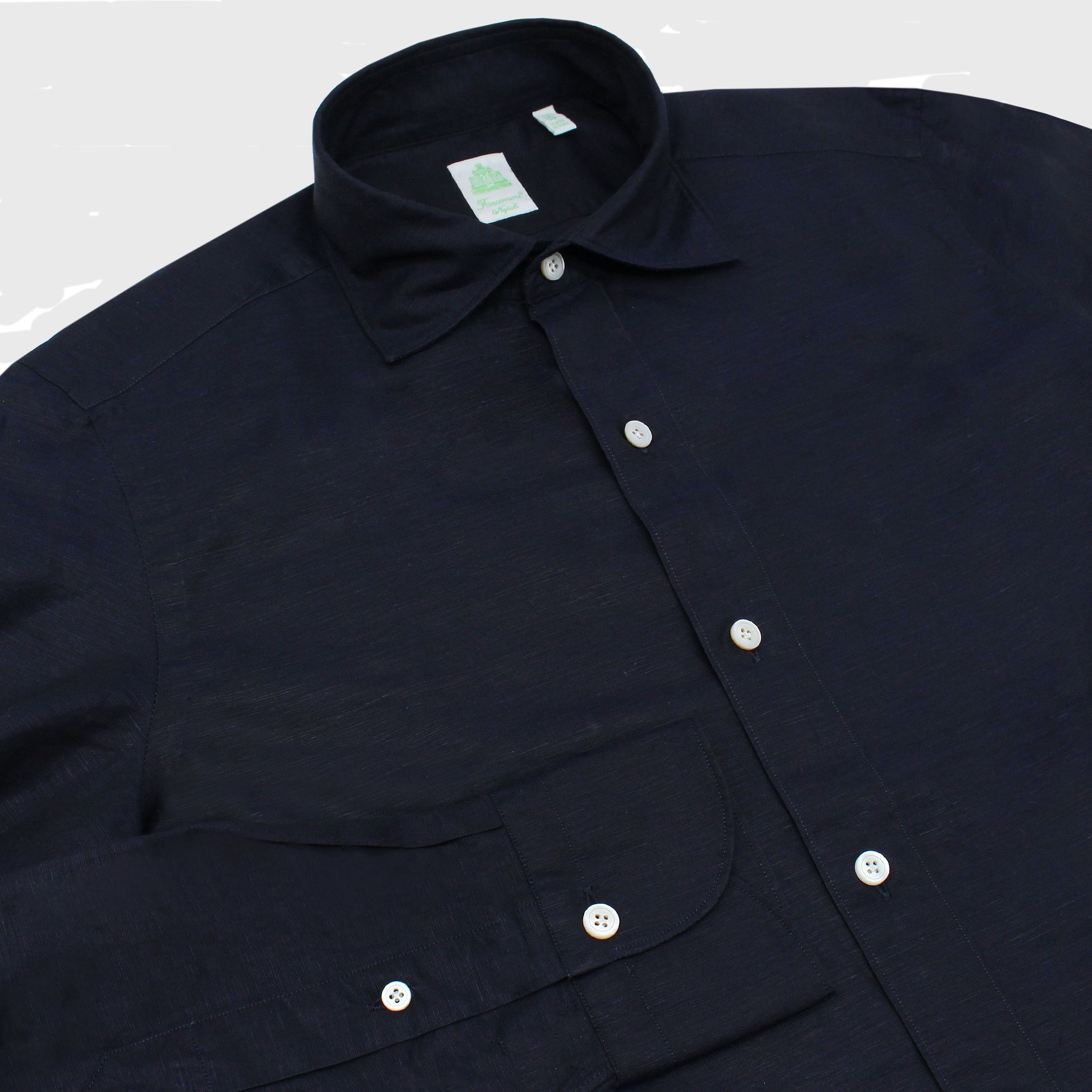 Gaeta sport shirt regular fit cotton linen