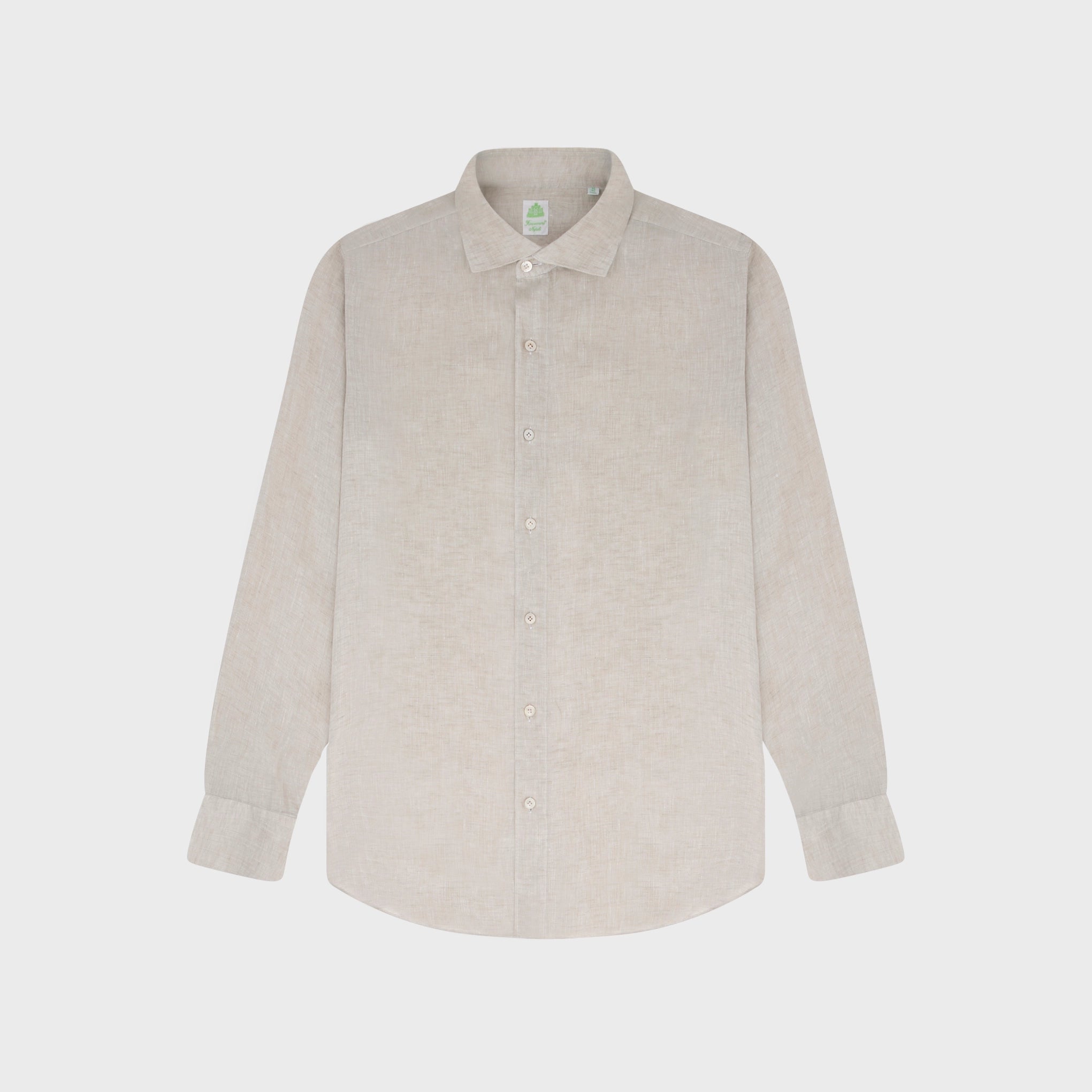 Tokyo sport shirt slim fit linen lyocell Luigi collar
